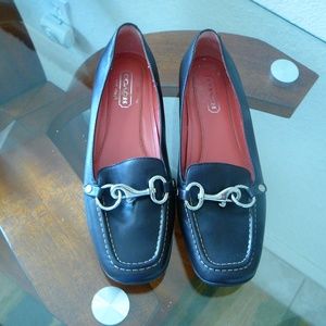 Black Coach Loafers Dorie size 8 1/2 M